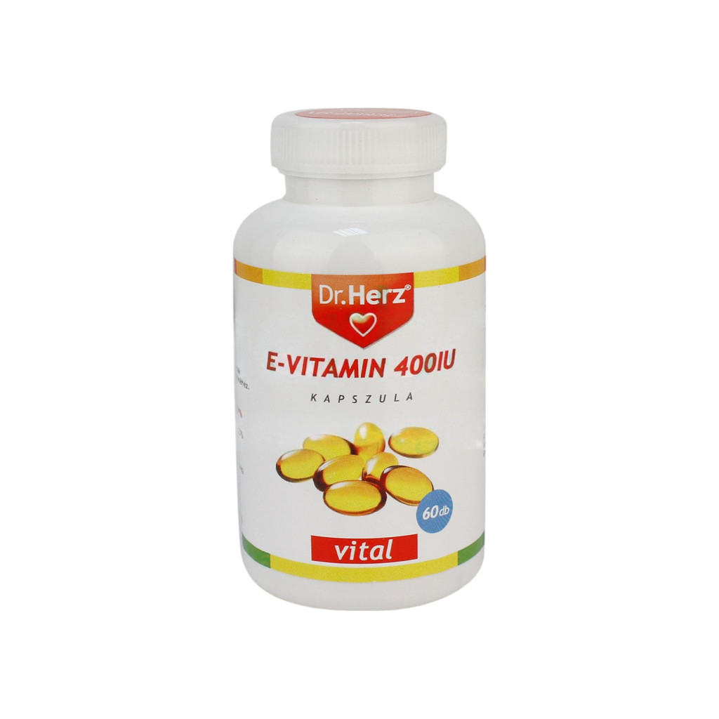 Kapsle Dr. Herz s vitamínem E 400 IU, 60 ks