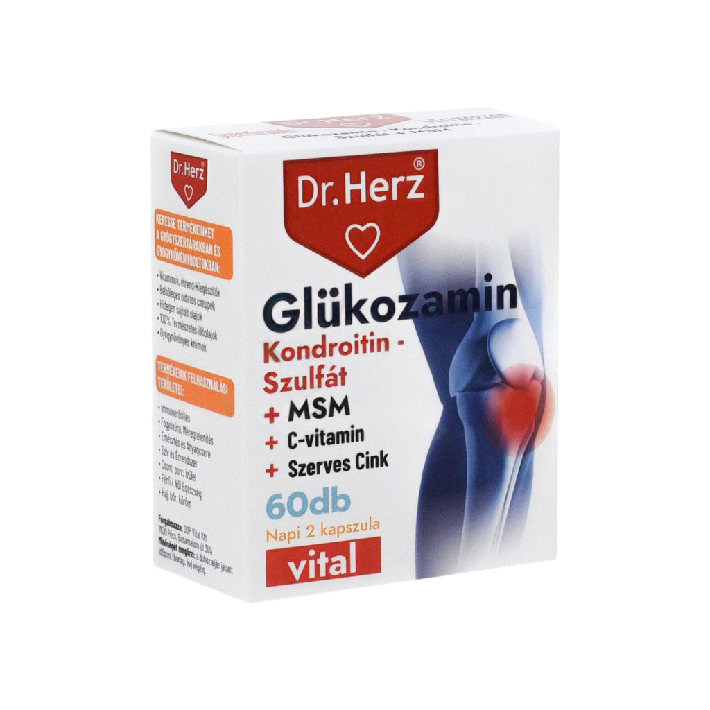 Dr. Herz Glucosamin + Chondroitinsulfat + MSM Kapsel 60 Stk