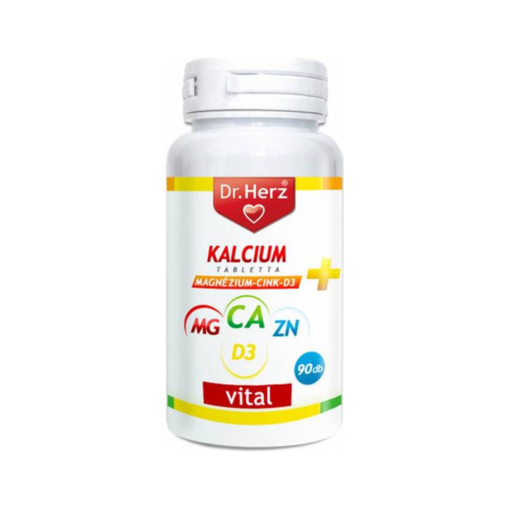 Dr. Herz kalcium+magnezium+cink+d3 tabletta 90 db