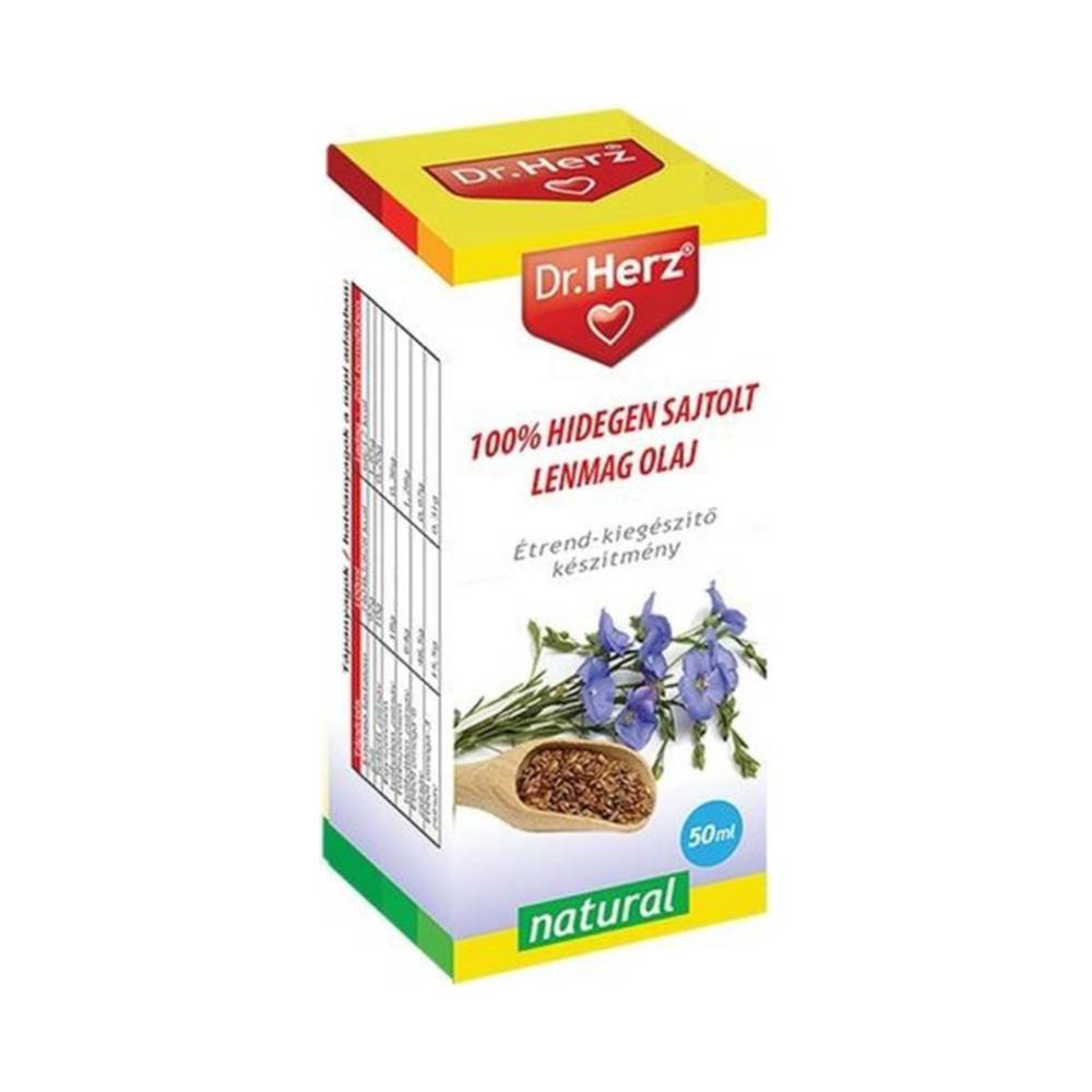 Dr. Herz olej z ľanových semienok 100% lisovaný za studena 50 ml