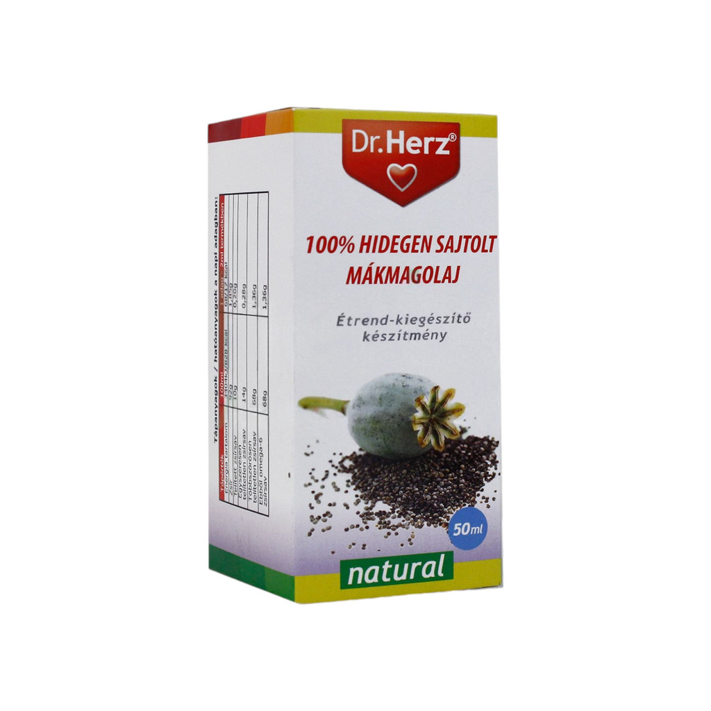 Dr. Herz 100% studeně lisovaný lněný olej 50 ml