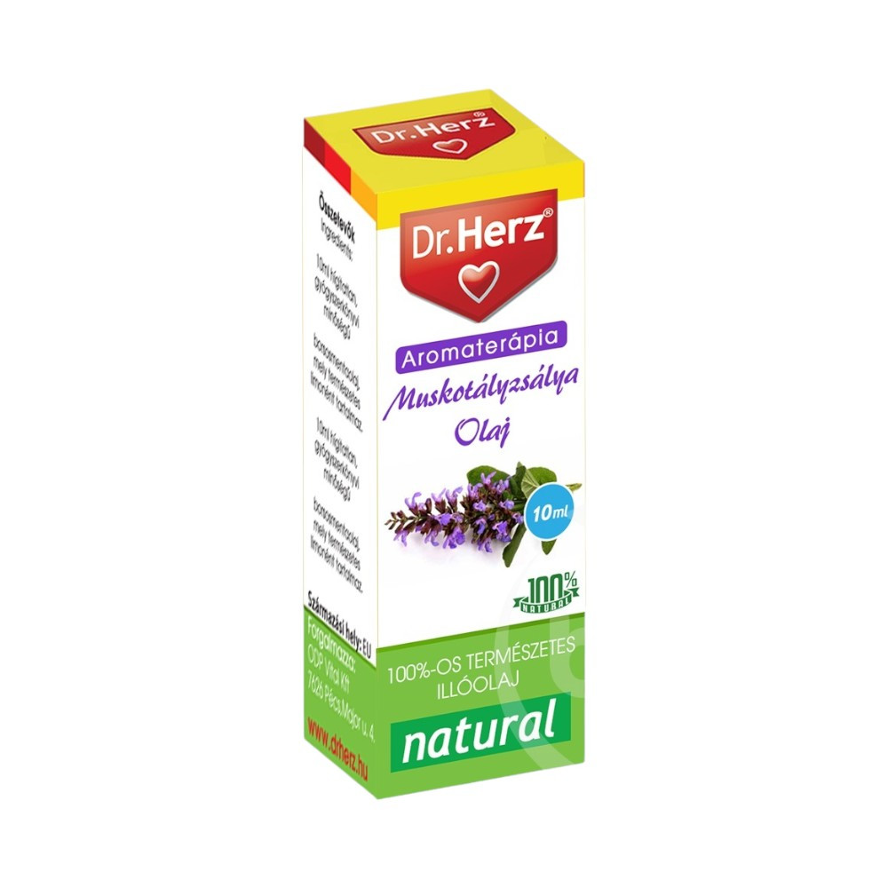 Dr. Herz muskotályzsálya essential oil 10 ml