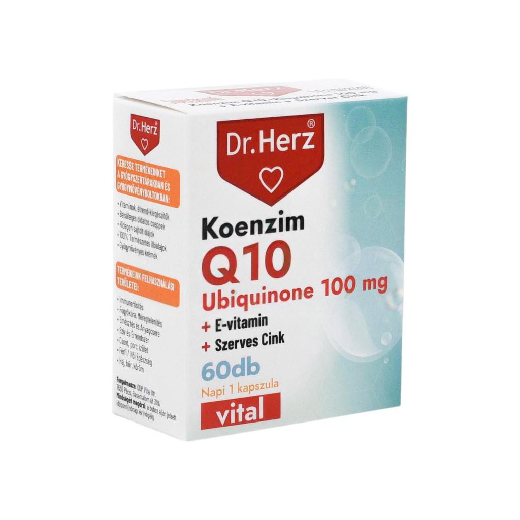 Kapsle Dr. Herz q10 koenzym 100mg, 60 kusů