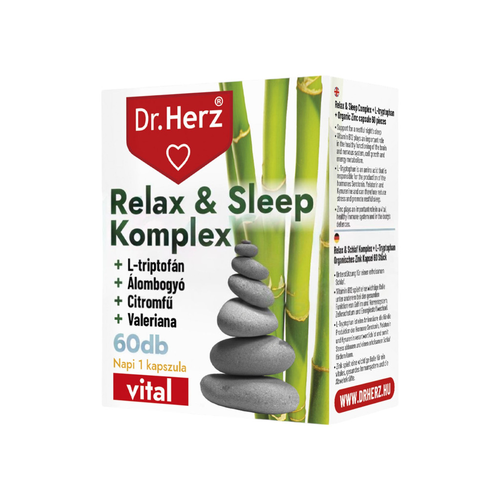 Dr. Herz RELAX- SLEEP KOMPLEX KAPSZULA 60 DB