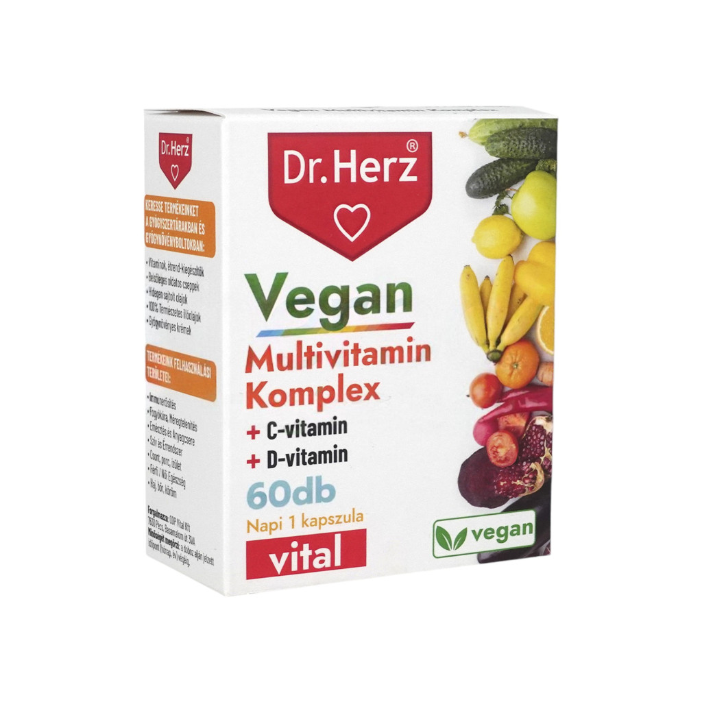 Dr. Herz VEGAN MULTIVITAMIN KAPSZULA 60 DB