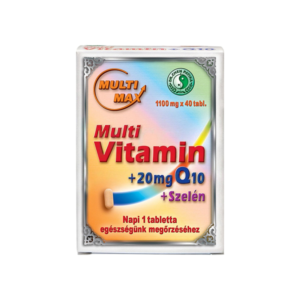 DR.CHEN MULTI-MAX VITAMIN+Q10+SELEN TABLETA 40 buc