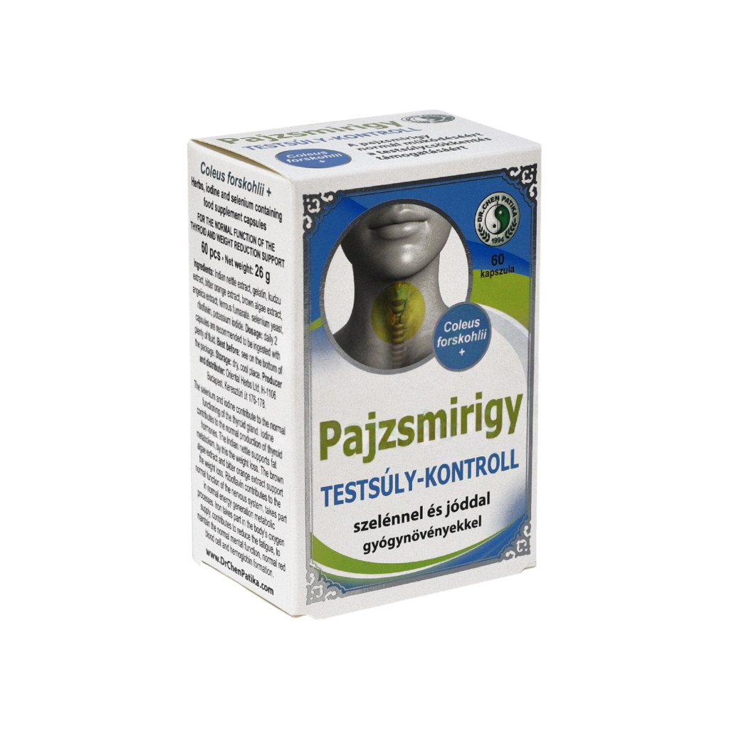 DR.CHEN PAJZSMIRIGY TESTSÚLY-KONTROLL KAPSZULA 60 db