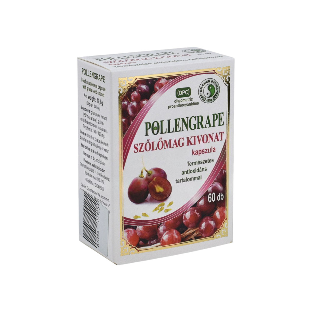 KAPSUŁKI POLLENGRAPE Z EKSTRAKTEM Z PYŁKU DR.CHEN 60 szt