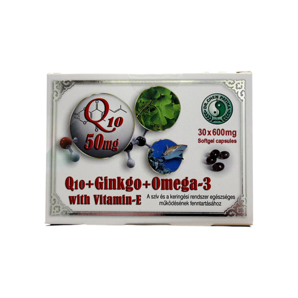 DR.CHEN Q10 GINKGO OMEGA-3 KAPSULA 30 ks