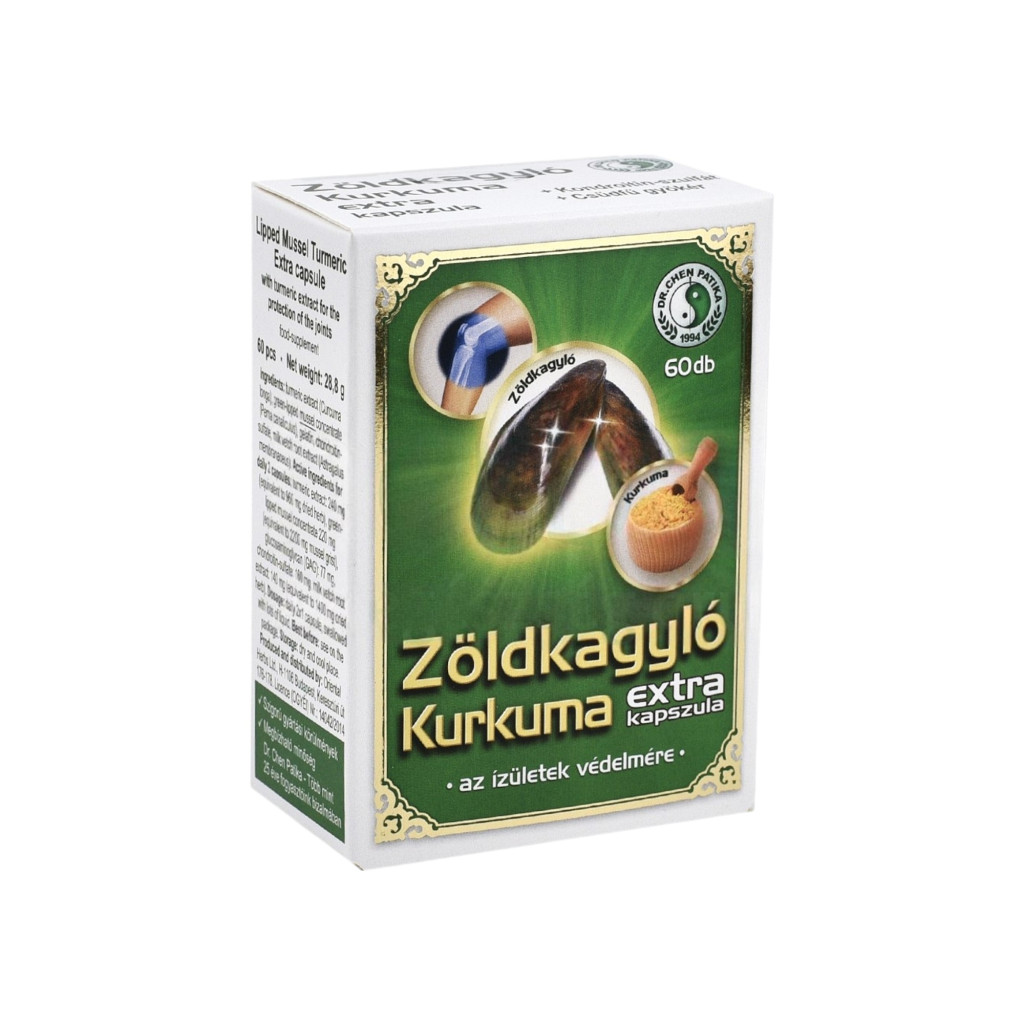 Dr. Chen Green-Lipped Mussel Turmeric Capsule EXTRA 60 pcs
