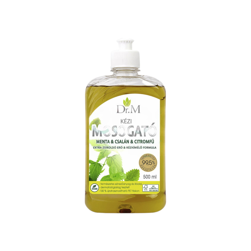 Dr.m kézi mosogatószer menta, csalán és citromfű 500 ml