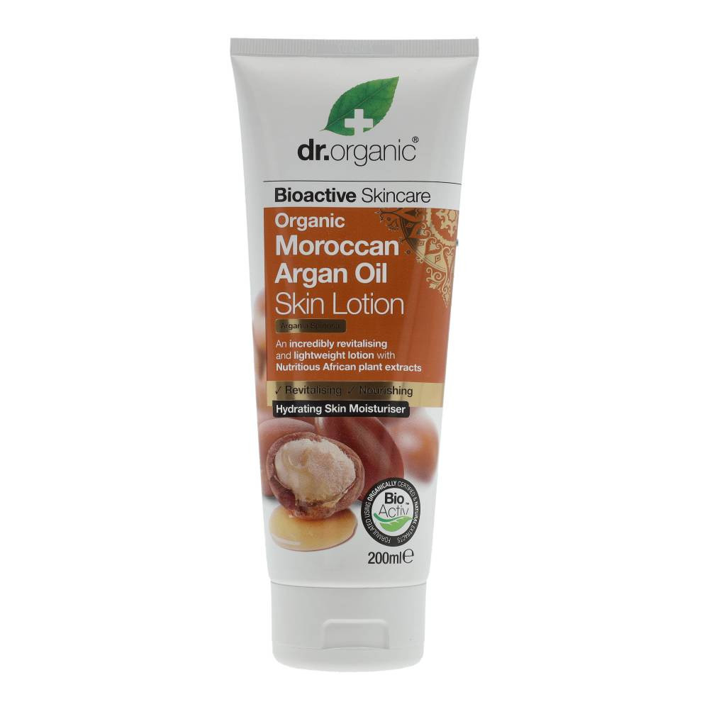 Dr.organic bio argán olaj testápoló tubus 200 ml