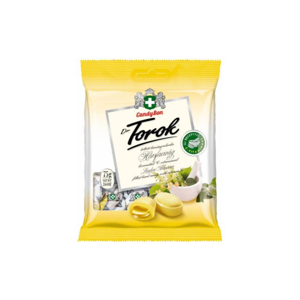 Dr. Török hard candy filled with acacia flower 75 g