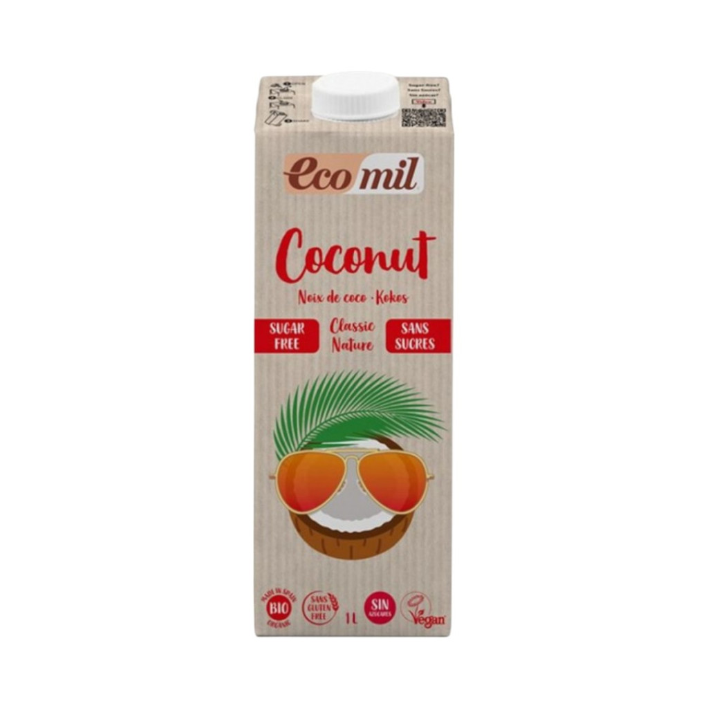 Ecomil bio kókuszital hozzáadott édesítőszer nélkül klasszik 1000 ml