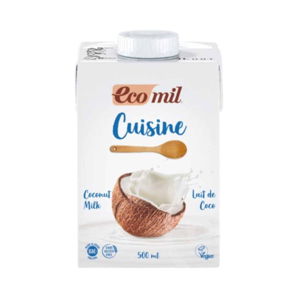 Organické kokosové mlieko Ecomil na kuchynské použitie 500 ml