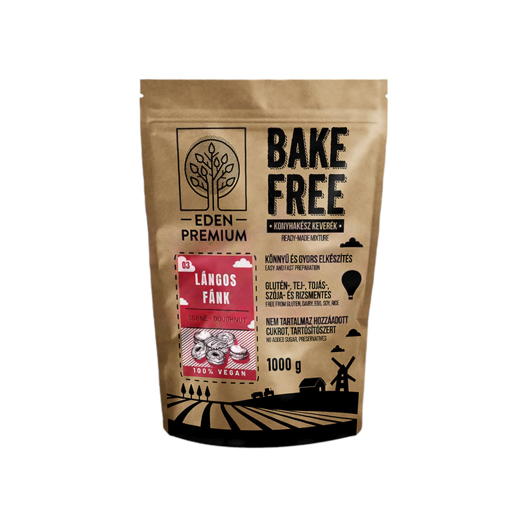 Eden Premium Bake Free směs na lángos-koblihy bez lepku 1000 g