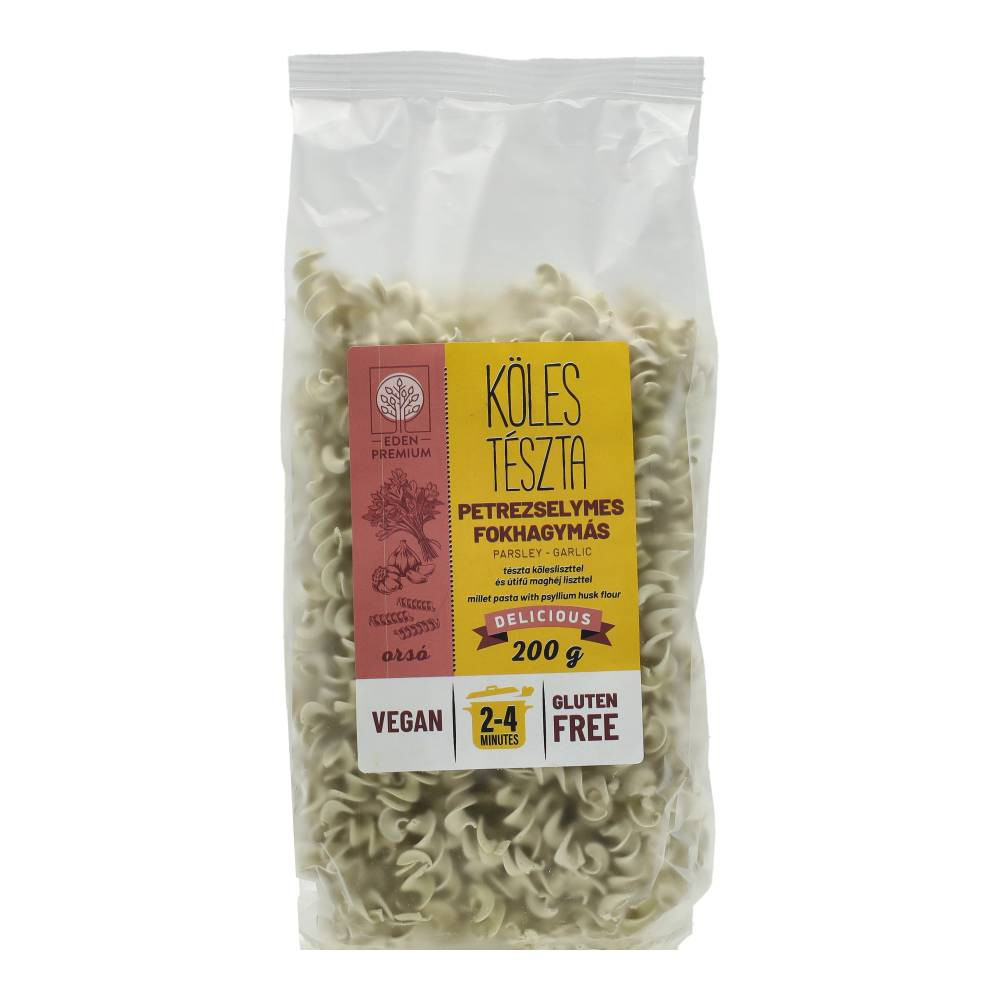 Eden Premium Buchweizennudeln, Fusilli, Knoblauch-Petersilie, 200 g