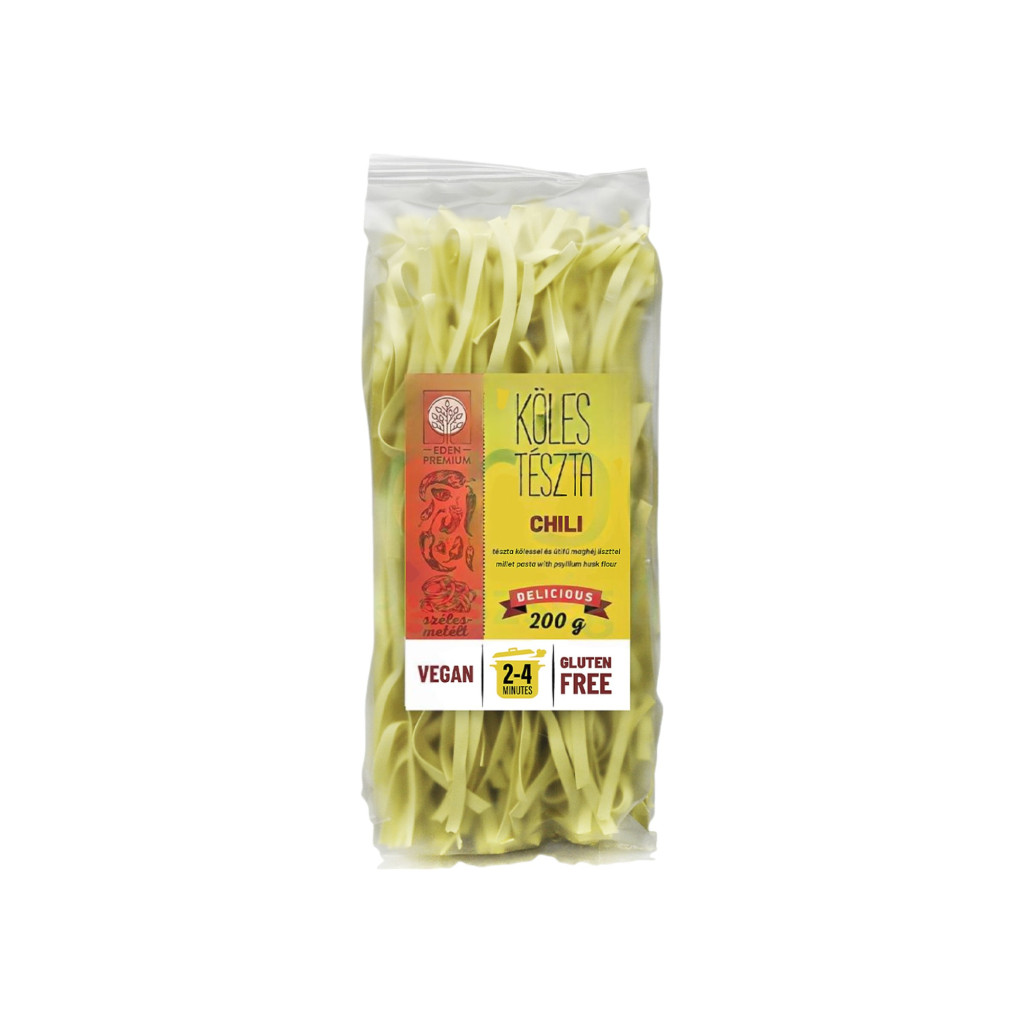 EDEN PREMIUM WIDE NOODLES WITH CHILI 200 g