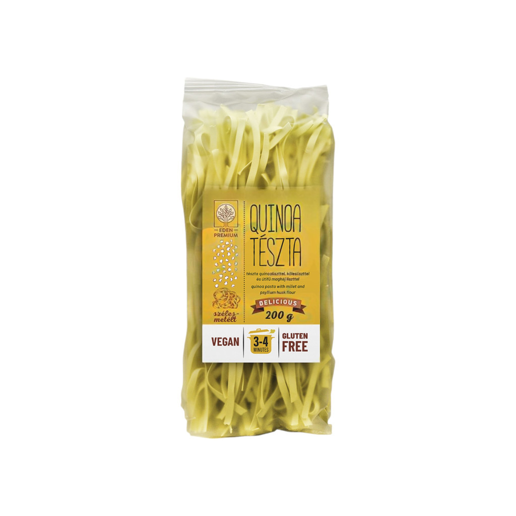 Eden premium těstoviny z quinoa, široké nudle, 200 g