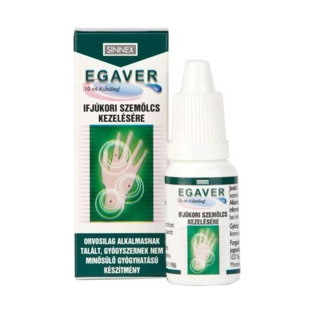 Egaver szemölcsirtó ecsetelő 10 g