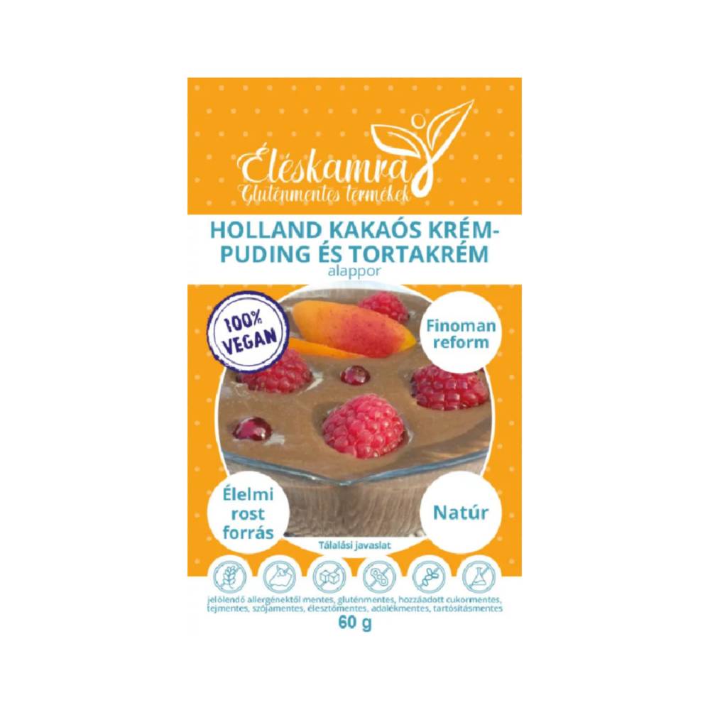 Spíž Vegánský Holandský Čokoládový Pudinkový Prášek 60 g