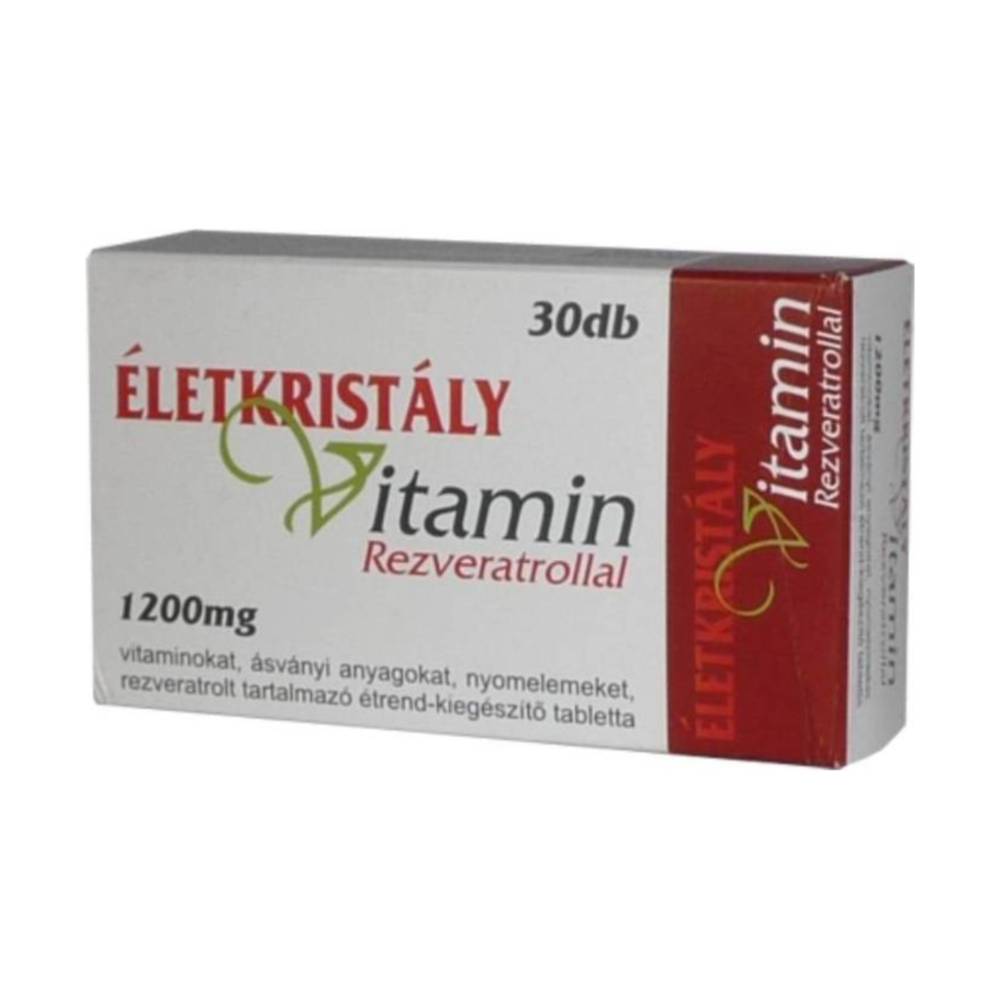 Lebenskristall Multivitamin mit Resveratrol + q10 30 Stk
