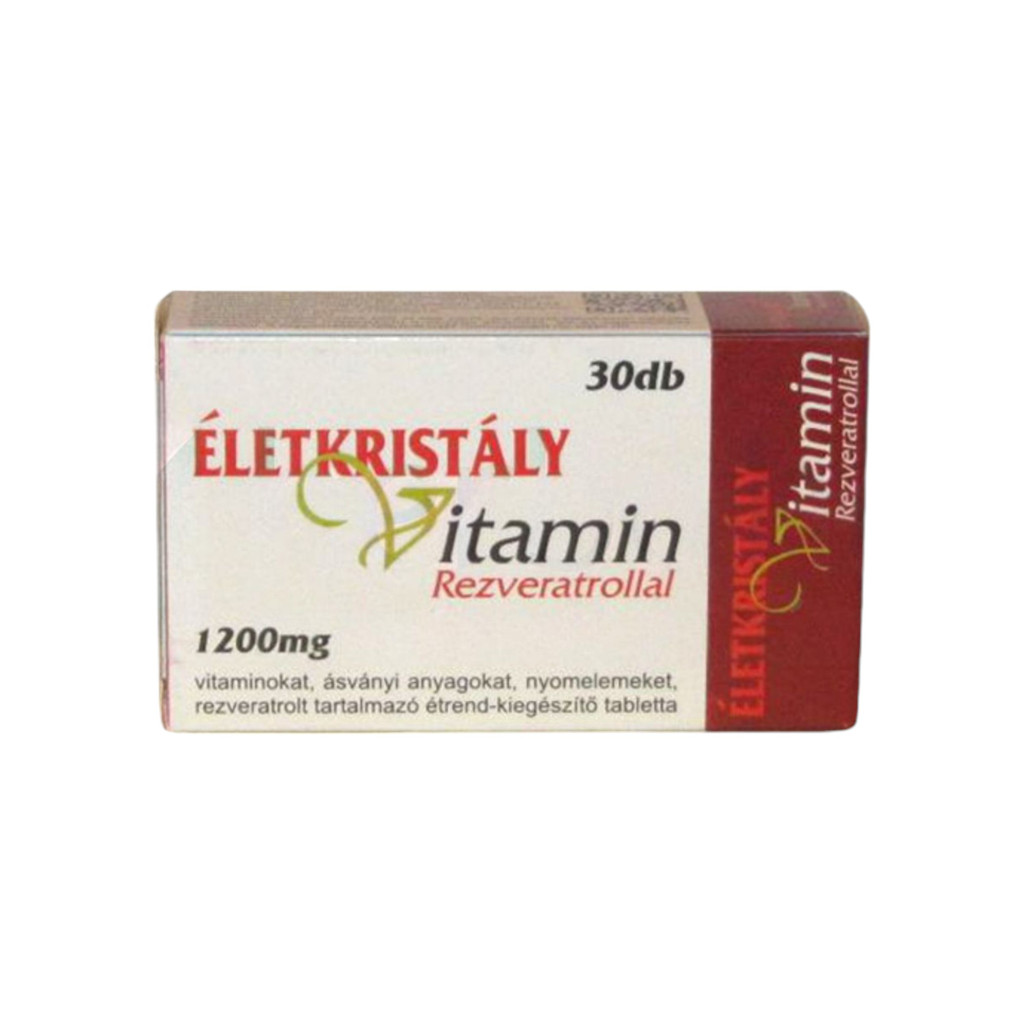 MULTIVITAMIN-TABLETTE MIT LEBENSKRISTALLEN, RESVERATROL + Q10 30 Stück
