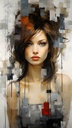 Ethereal Mosaic Muse
