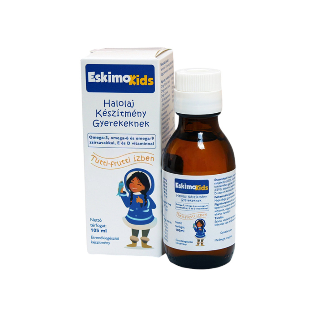Eskimo kids fish oil tutti-frutti 105 ml