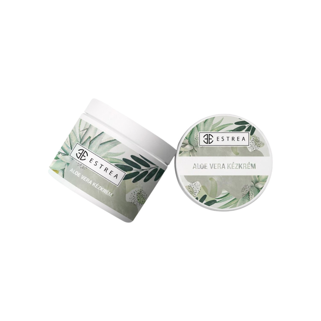 Estrea aloe vera kéz és körömápoló krém e+f vitaminnal 200 ml