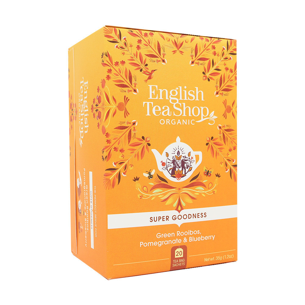 20 bags of green rooibos tea with pomegranate and blueberry 35 g