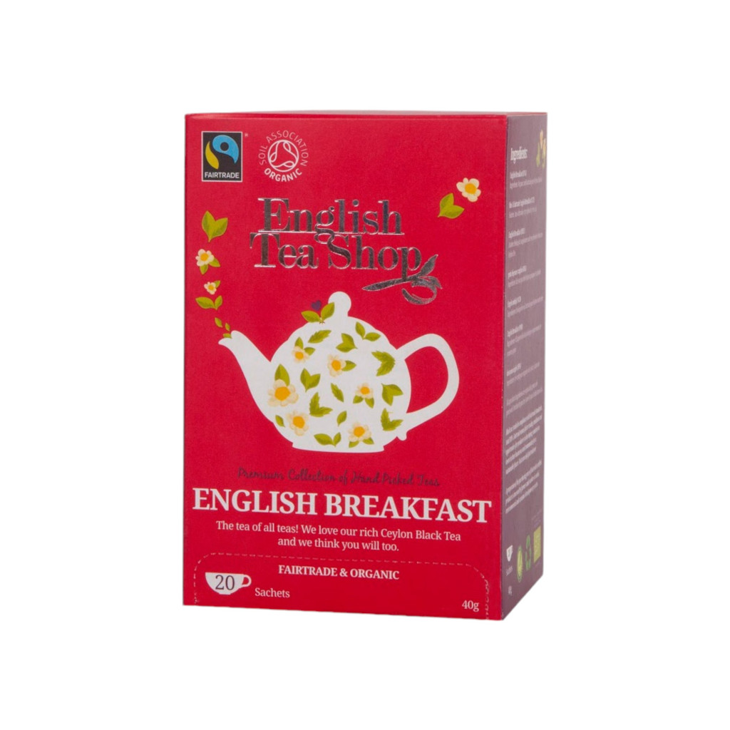 Ets bio anglický raňajkový čaj 20x2,5g 50 g