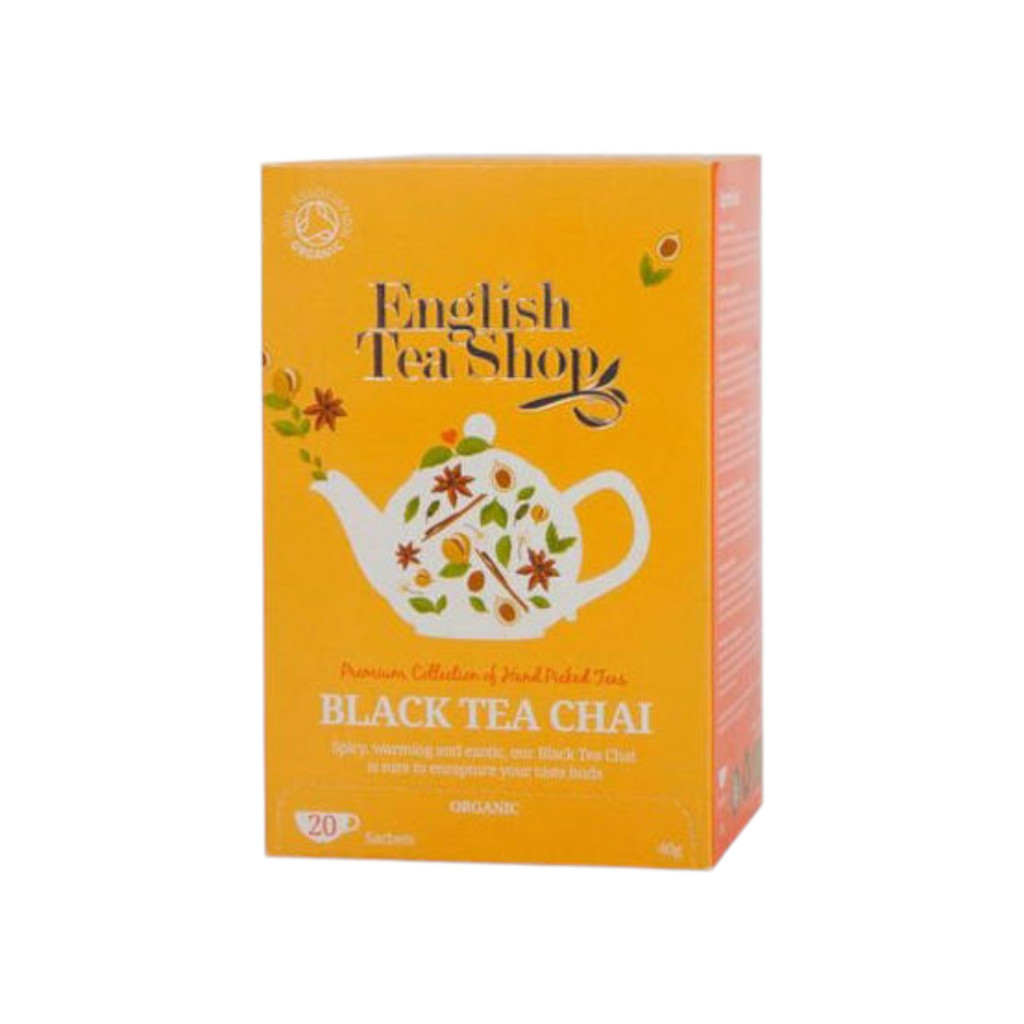 Ets bio fekete tea chai 20x2g 40 g