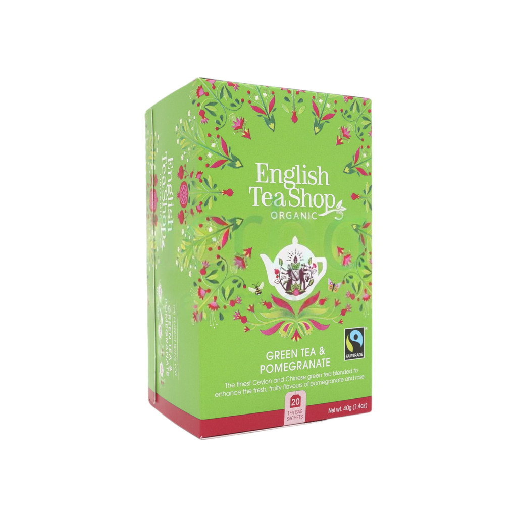 Ets bio zöld tea gránátalma 20x1,5g 30 g