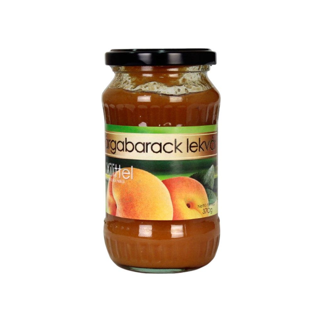 Marmeladă de caise dulci de 370 g cu eritritol și xilitol