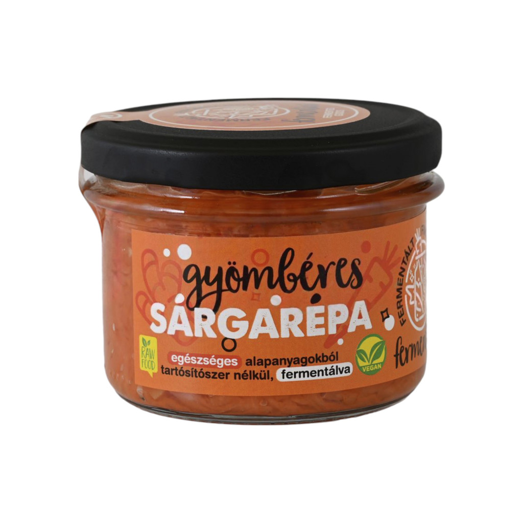 FERMENTINI VEGAN FERMENTÁLT FINOMSÁGOK GYÖMBÉRES SÁRGARÉPA 150G[H]