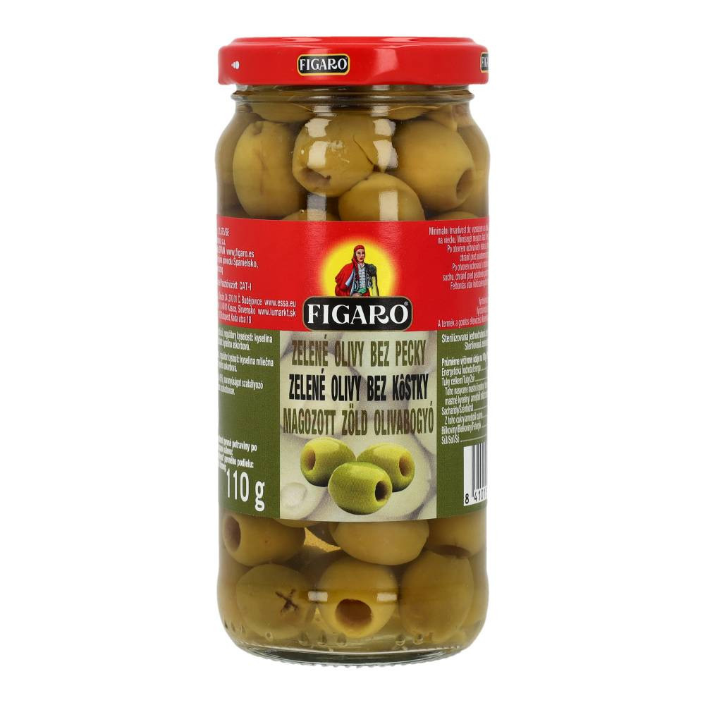 Măsline verzi Fătate Fără Sâmburi 240 g
