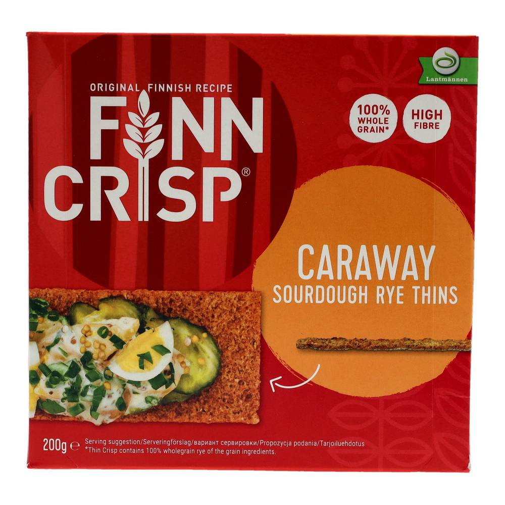Finn crisp pâine subțire crocantă cu chimen 200 g