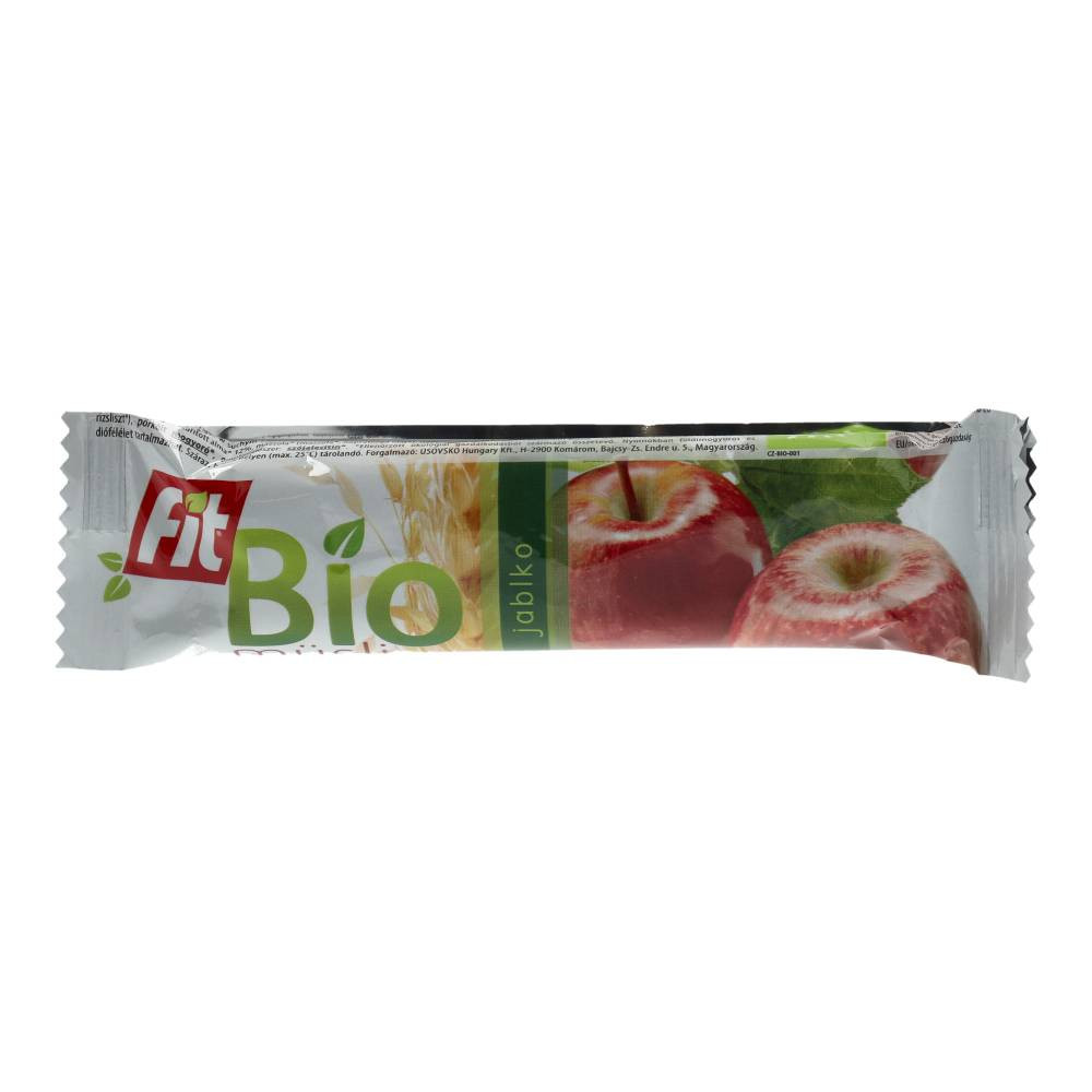 Bară de cereale bio cu mere de 30 g
