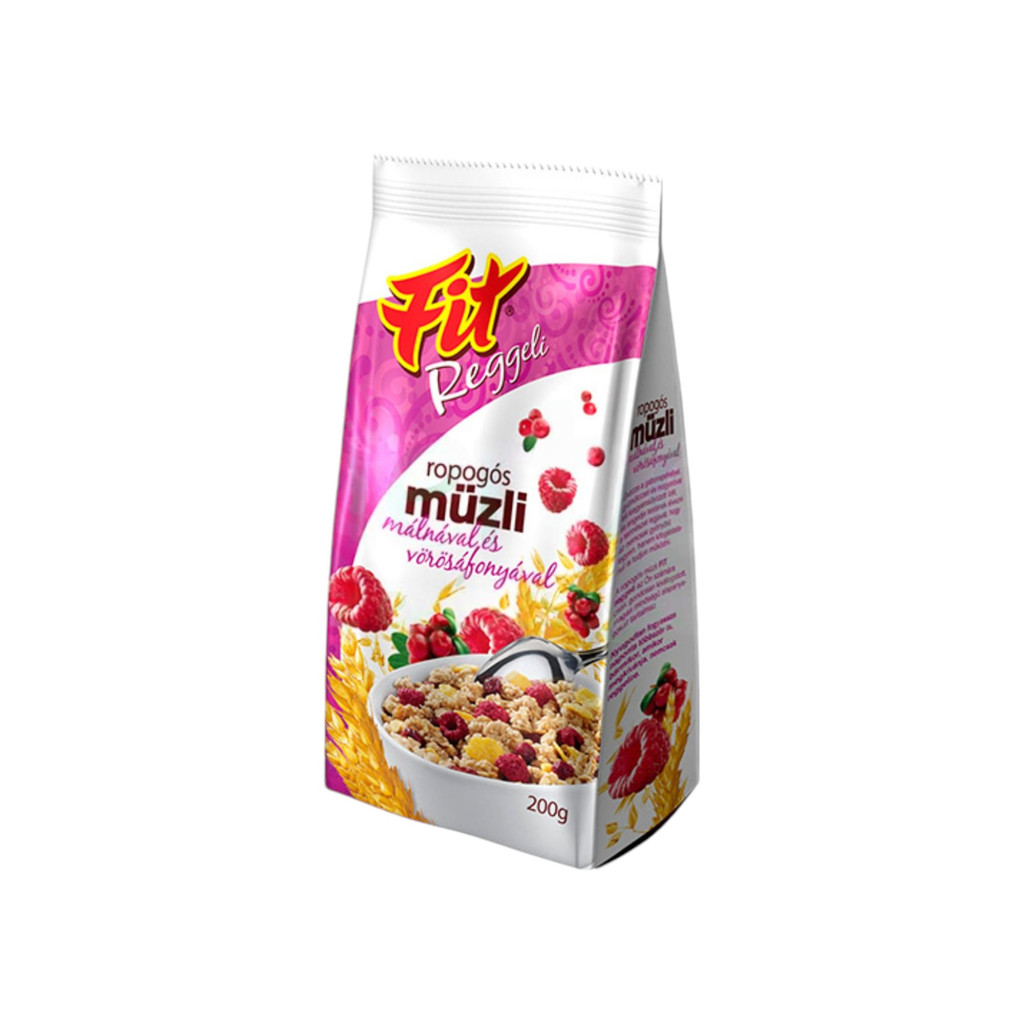 Fit reggeli ropogós müzli málna-áfonya 200 g