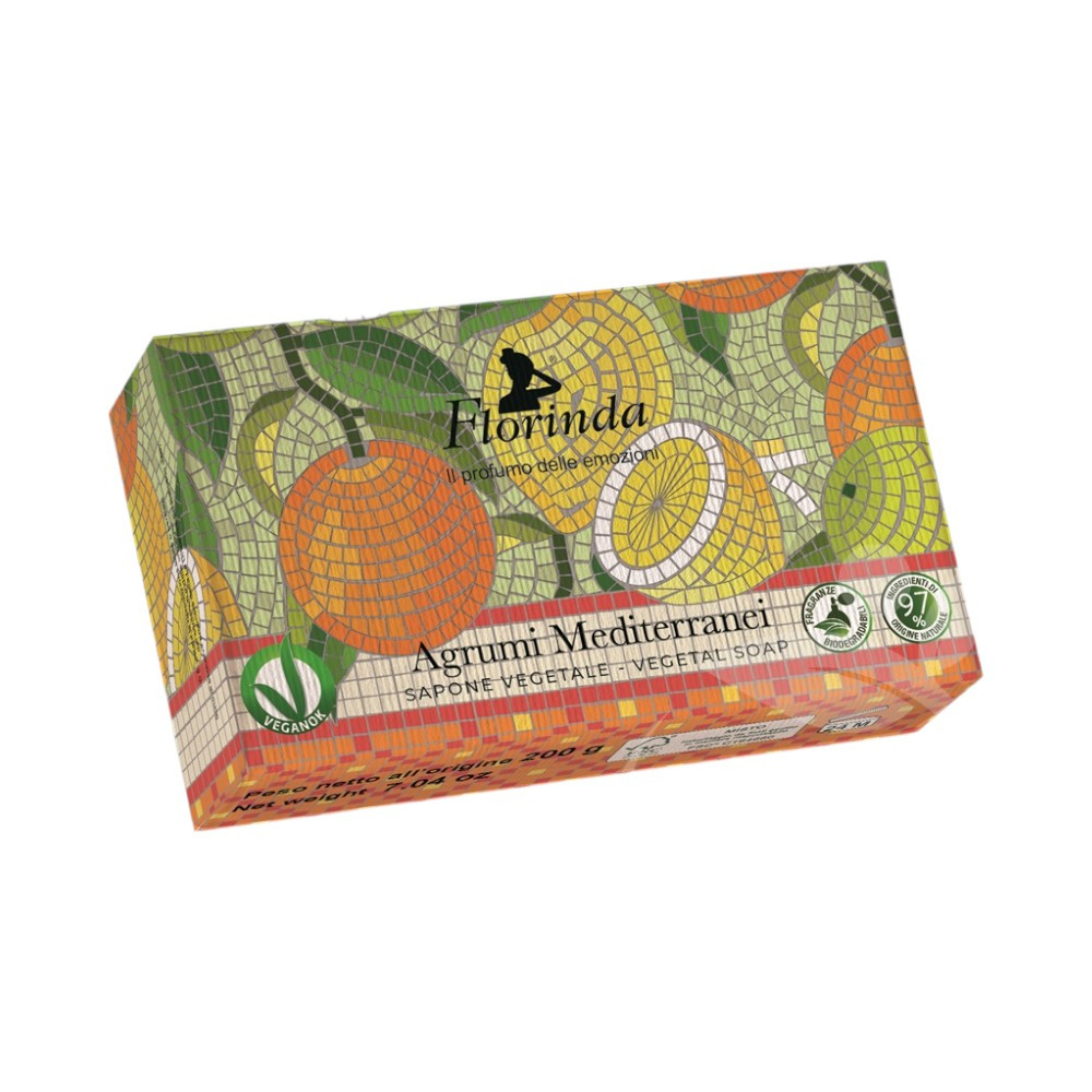 Florinda szappan mozaik mediterrán citrus 200 g
