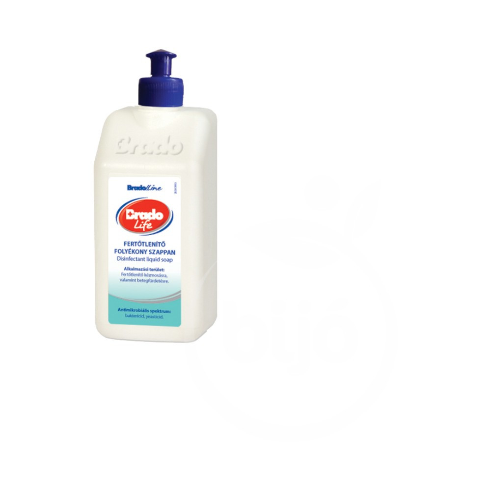 Folyékony szappan fertőtlenítő hatással 350 ml., pumpás, classic, BradoLife