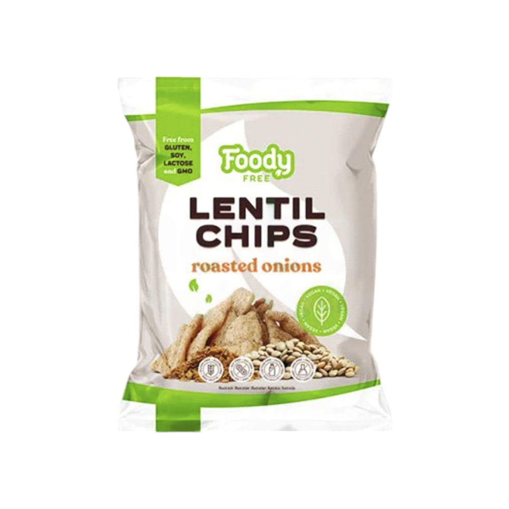 Foody Free gluténmentes lencse chips sülthagymával 50 g