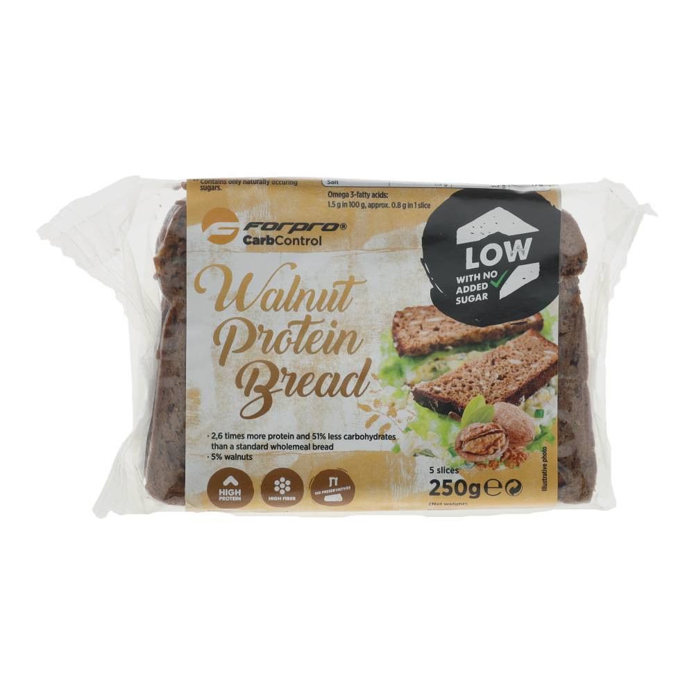 Forpro protein bread with walnuts 250 g