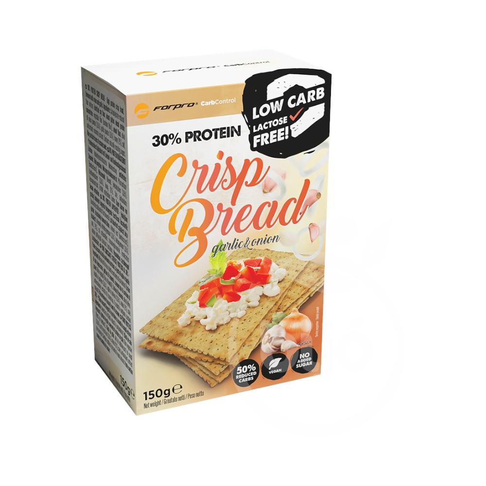 Protein-Fladenbrot von Forpro mit Knoblauch- und Zwiebelgeschmack, 150 g