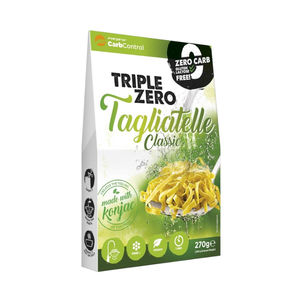 Forpro zero calorie pasta - tagliatelle sugar/fat/lactose/gluten/soy free 270 g