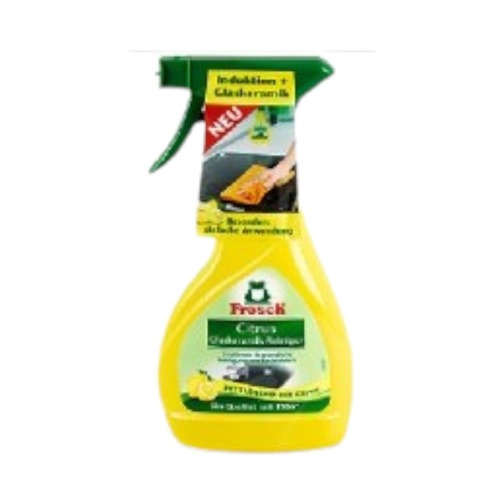 SPRAY CURĂȚARE PENTRU PLITĂ DIN STICLĂ ȘI CERAMICĂ FROSCH 300 ml
