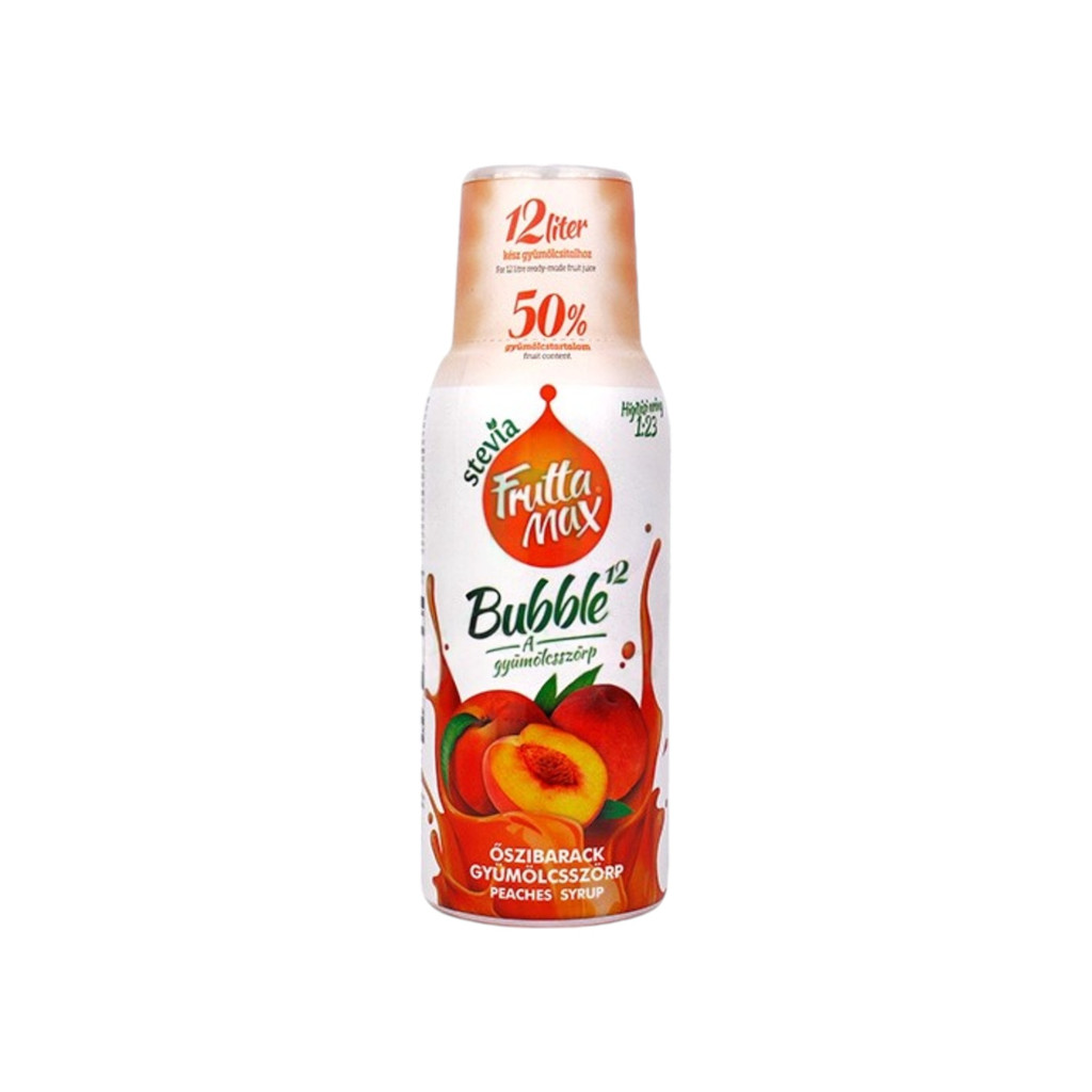 Fruttamax bubble 12 broskev 500 ml