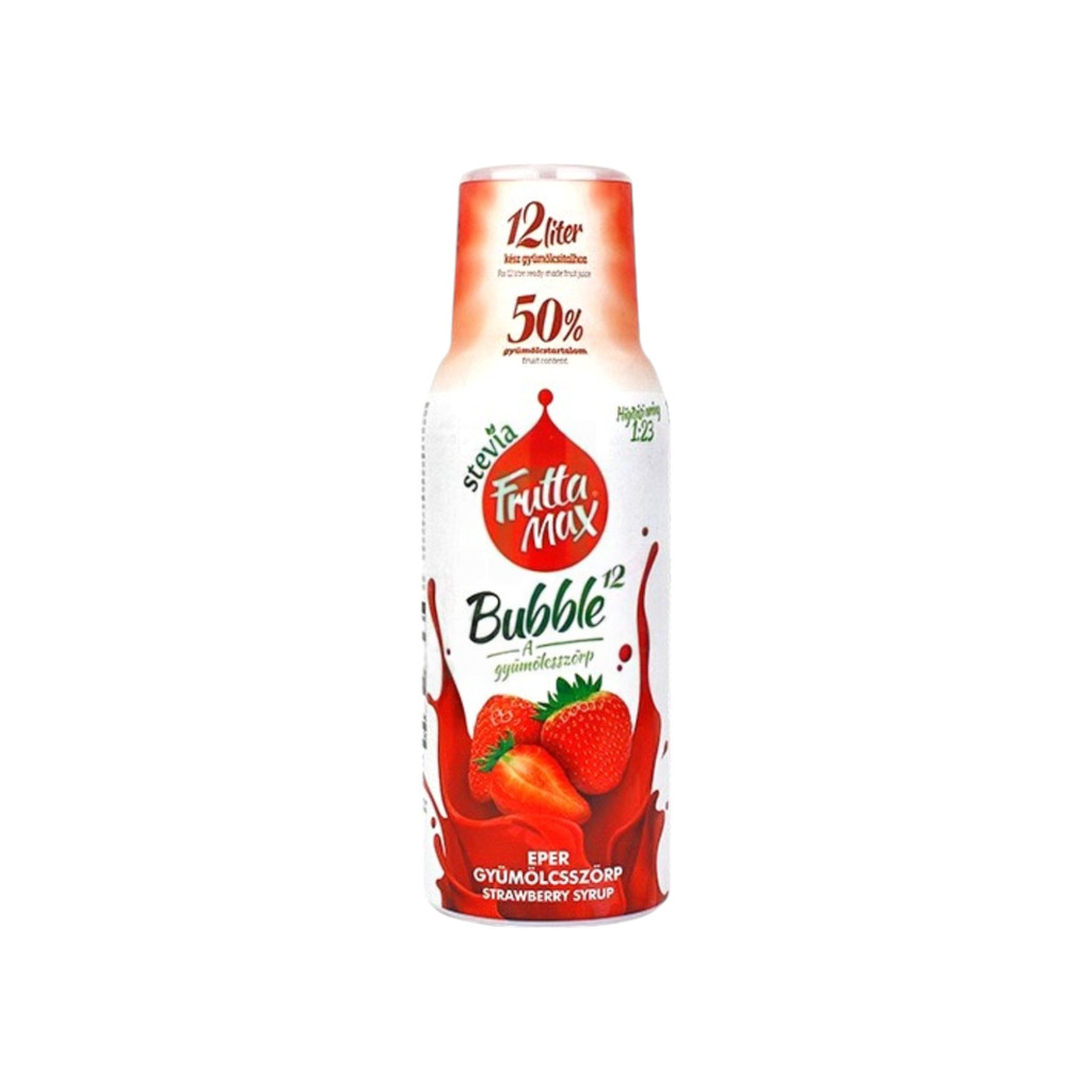 Fruttamax bubble 12 jahody 500 ml