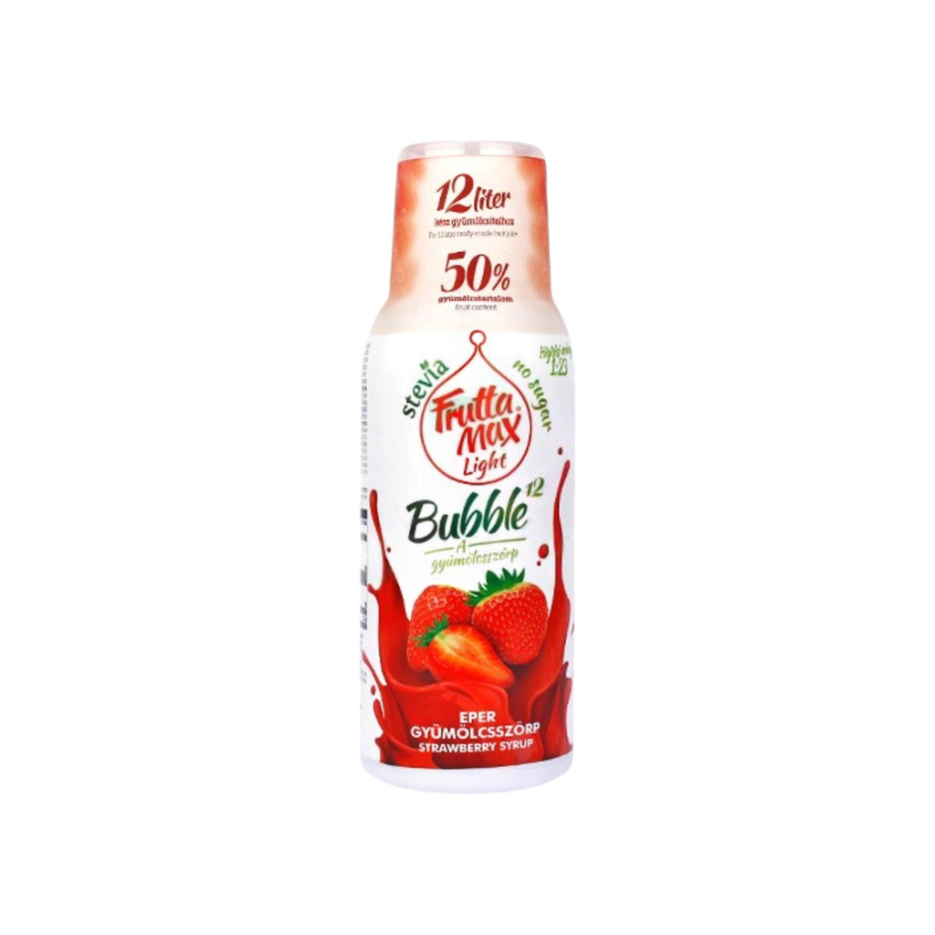 Fruttamax bubble 12 strawberry light 500 ml